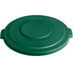 Carlisle 84103309 Bronco 32 Gallon Green Flat Round Trash Can Lid Carlisle 84103309 Bronco 32 Gallon Green Flat Round Trash Can Lid