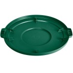 Carlisle 84103309 Bronco 32 Gallon Green Flat Round Trash Can Lid Carlisle 84103309 Bronco 32 Gallon Green Flat Round Trash Can Lid