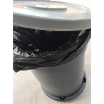 Continental Huskee 44 Gallon Gray Round Trash Can, Lid, and Dolly Kit Continental Huskee 44 Gallon Gray Round Trash Can, Lid, and Dolly Kit