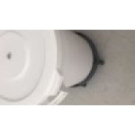 Continental Huskee 44 Gallon Gray Round Trash Can, Lid, and Dolly Kit Continental Huskee 44 Gallon Gray Round Trash Can, Lid, and Dolly Kit