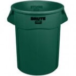 Rubbermaid® 1779739 BRUTE 55 Gallon Black Executive Round Trash Can