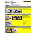 Karcher Puzzi 10/1 C 1.100-133.0 Cold Water Carpet Spotter with Floor Wand and 4 Karcher Puzzi 10/1 C 1.100-133.0 Cold Water Carpet Spotter with Floor Wand and 4