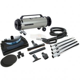 MetroVac ADM4PNHSNBFVC Professional Evolution Variable Speed Canister Vacuum with Deluxe Electric Power Nozzle - 1560W