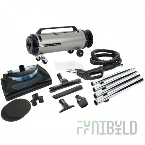 MetroVac ADM4PNHSNBFVC Professional Evolution Variable Speed Canister Vacuum with Deluxe Electric Power Nozzle - 1560W