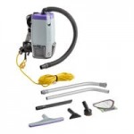 ProTeam 107744 Super Coach Pro 10 Qt. Backpack Vacuum with 101338 Two-Piece Wand and 107016 Xover Floor Tool - 120V ProTeam 107744 Super Coach Pro 10 Qt. Backpack Vacuum with 101338 Two-Piece Wand and 107016 Xover Floor Tool - 120V