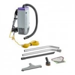ProTeam 107744 Super Coach Pro 10 Qt. Backpack Vacuum with 101338 Two-Piece Wand and 107016 Xover Floor Tool - 120V ProTeam 107744 Super Coach Pro 10 Qt. Backpack Vacuum with 101338 Two-Piece Wand and 107016 Xover Floor Tool - 120V