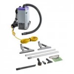 ProTeam 107744 Super Coach Pro 10 Qt. Backpack Vacuum with 101338 Two-Piece Wand and 107016 Xover Floor Tool - 120V ProTeam 107744 Super Coach Pro 10 Qt. Backpack Vacuum with 101338 Two-Piece Wand and 107016 Xover Floor Tool - 120V