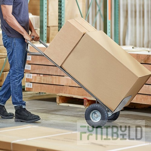 Lavex 600 lb. Gray Hand Truck With 10