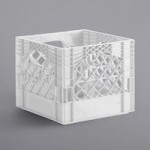 12 Qt. Green Rectangular Milk Crate - 19