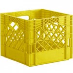 12 Qt. Green Rectangular Milk Crate - 19
