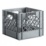 12 Qt. Green Rectangular Milk Crate - 19