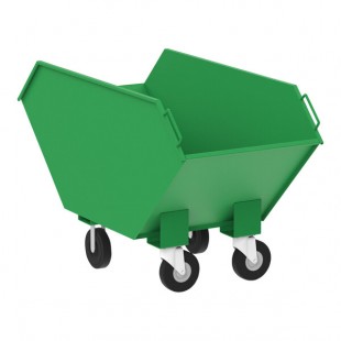 Valley Craft 2,000 lb. 4-Wheel Steel Chip Truck F85142A5 - 14 Cu. Ft.