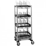 Metro MXIV2 MetroMax i I.V. 4-Basket Solution Cart with Top Shelf - 24 Metro MXIV2 MetroMax i I.V. 4-Basket Solution Cart with Top Shelf - 24