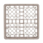 Vollrath TR10F Traex® Full-Size Beige 9-Compartment 4 13/16