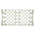 Vollrath 52814 Signature Half-Size Light Green 18-Compartment 4 1/8