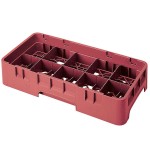Cambro 10HS1114416 Cranberry Camrack Customizable 10 Compartment 11 3/4 Cambro 10HS1114416 Cranberry Camrack Customizable 10 Compartment 11 3/4