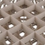Vollrath TR6B Traex® Full-Size Beige 25-Compartment 4 13/16 Vollrath TR6B Traex® Full-Size Beige 25-Compartment 4 13/16