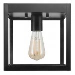 Globe Modern Outdoor Matte Black Wall Sconce with Seeded Glass Shade - 120V, 60W Globe Modern Outdoor Matte Black Wall Sconce with Seeded Glass Shade - 120V, 60W