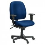 Eurotech 498SL-AT30 4x4 SL Series Navy Fabric Mid Back Multifunction Swivel Office Chair
