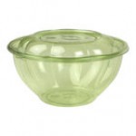 Eco-Products Veridian 32 oz. Compostable Green PLA Plastic Salad Bowl with Lid - 150/Case Eco-Products Veridian 32 oz. Compostable Green PLA Plastic Salad Bowl with Lid - 150/Case