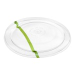 World Centric GreenLight Compliant PLA Plastic Compostable Lid for 16-32 oz. Fiber Bowls and 42 oz. NoTree Wide Paper Bowls - 300/Case