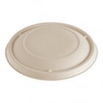 World Centric GreenLight Compliant PLA Plastic Compostable Lid for 16-32 oz. Fiber Bowls and 42 oz. NoTree Wide Paper Bowls - 300/Case