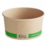 Choice 16-32 oz. Round PET Take-Out Lid - 300/Case