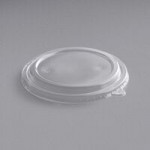 Choice 16-32 oz. Round PET Take-Out Lid - 300/Case