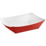 #200 2 lb. Natural Eco-Kraft Customizable Paper Food Tray - 1,000/Case #200 2 lb. Natural Eco-Kraft Customizable Paper Food Tray - 1,000/Case