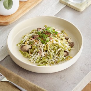 Acopa Pangea 22 oz. Fog White Matte Porcelain Pasta Bowl - Sample Acopa Pangea 22 oz. Fog White Matte Porcelain Pasta Bowl - Sample