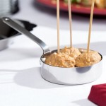 American Metalcraft SHSP20 2.5 oz. Mini Stainless Steel Fry Pan