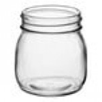 American Metalcraft MJ85 8.5 oz. Condiment Mason Jar