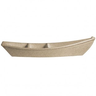 G.E.T. Enterprises BT320S Bugambilia 3.6 Qt. Classic Textured Finish Sand Granite Resin-Coated Aluminum Deep Boat with Dividers G.E.T. Enterprises BT320S Bugambilia 3.6 Qt. Classic Textured Finish Sand Granite Resin-Coated Aluminum Deep Boat with Dividers