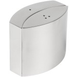 American Metalcraft SPDX11 4 oz. Stainless Steel Embracing Salt and Pepper Shaker Set - 12/Case American Metalcraft SPDX11 4 oz. Stainless Steel Embracing Salt and Pepper Shaker Set - 12/Case