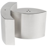 American Metalcraft SPDX11 4 oz. Stainless Steel Embracing Salt and Pepper Shaker Set - 12/Case American Metalcraft SPDX11 4 oz. Stainless Steel Embracing Salt and Pepper Shaker Set - 12/Case