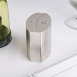 American Metalcraft SPDX11 4 oz. Stainless Steel Embracing Salt and Pepper Shaker Set - 12/Case American Metalcraft SPDX11 4 oz. Stainless Steel Embracing Salt and Pepper Shaker Set - 12/Case