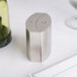 American Metalcraft SPDX11 4 oz. Stainless Steel Embracing Salt and Pepper Shaker Set - 12/Case American Metalcraft SPDX11 4 oz. Stainless Steel Embracing Salt and Pepper Shaker Set - 12/Case