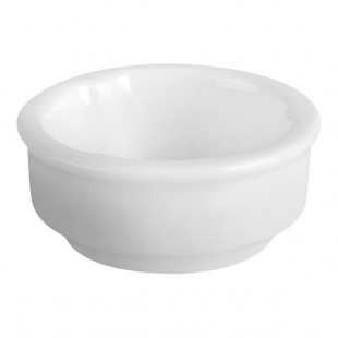 RAK Porcelain Banquet 2.1 oz. Ivory Porcelain Stackable Ramekin - 12/Case