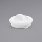 Front of the House Spiral 3 oz. Superwhite Square Ribbed Porcelain Ramekin - 12/Case Front of the House Spiral 3 oz. Superwhite Square Ribbed Porcelain Ramekin - 12/Case