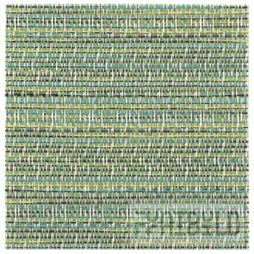 Front of the House Metroweave Urban Green Woven Vinyl Coaster - 12/Pack
