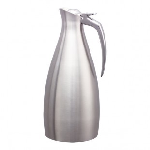 Service Ideas Altus 50.7 oz. Stainless Steel Insulated Coffee Carafe / Server ALTU15BS
