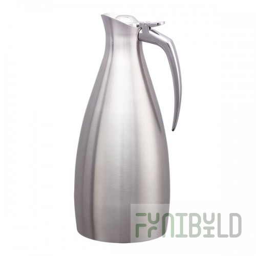 Service Ideas Altus 50.7 oz. Stainless Steel Insulated Coffee Carafe / Server ALTU15BS