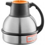 Bunn 36029.0001 62 oz. Zojirushi Stainless Steel Deluxe Thermal Carafe with Black Top
