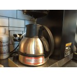 Bunn 36029.0001 62 oz. Zojirushi Stainless Steel Deluxe Thermal Carafe with Black Top