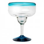 10 Strawberry Street Aqua Rim 80 oz. Glass Pitcher 10 Strawberry Street Aqua Rim 80 oz. Glass Pitcher