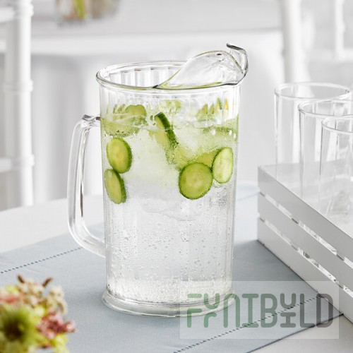 Cambro P60CW135 Camwear® 60 oz. Clear Customizable Plastic Pitcher