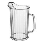 Cambro P60CW135 Camwear® 60 oz. Clear Customizable Plastic Pitcher