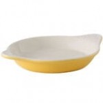 Tuxton DMN-0902 9 oz. Mahogany Round China Shirred Egg Dish - 12/Case