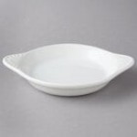 Tuxton DMN-0902 9 oz. Mahogany Round China Shirred Egg Dish - 12/Case