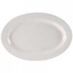 CAC REC-81 1.5 Qt. Ivory (American White) Rolled Edge China Pasta Bowl - 12/Case